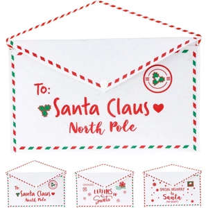 Karácsonyi dekor akasztós '23 boríték alakú, 27cm 3 féle kpm felcből