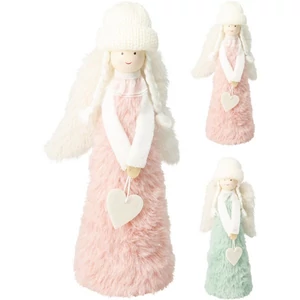 Karácsonyi dekor Filc angyal 22cm 2féle KPM25