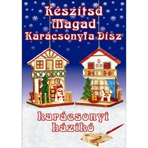 Karácsonyi dekor karácsonyi házikó karácsonyfa díszek