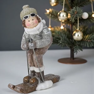 Karácsonyi dísz figura '24 Síző gyerek figura :115x65x190mm kpm