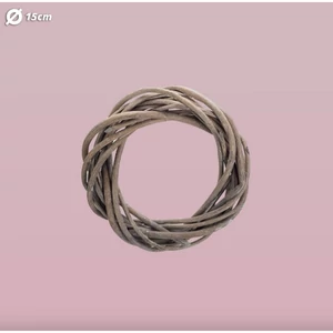 Koszorú vessző szürke 15cm