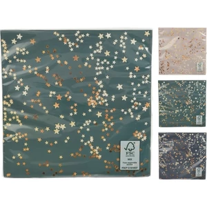 Szalvéta 33x33cm karácsony 3 féle, 33x33cm, 20db/csomag kpm