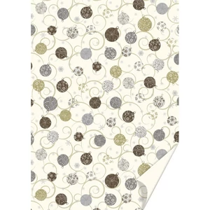 Karton HEYDA (50x70) 300g karácsonyi arany gömbök  20