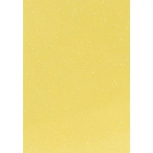 Karton HEYDA A/4 200g csillámos pasztell sárga  21189