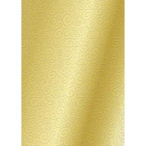 Karton HEYDA A/4 220g nyomott mintás Milano arany  20