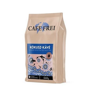 Kávé pörkölt szemes 1000 g CAFE FREI Karib-szigetek kókuszos