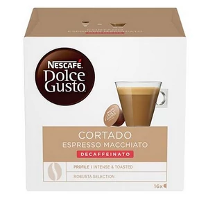 Kávékapszula 16db,  NESCAFÉ DOLCE GUSTO Cortado koffeinmentes