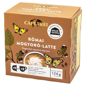 Kávékapszula Dolce Gusto kompatibilis 9db CAFE FREI Római mogyoró-latte
