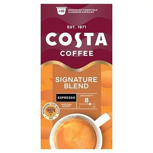 Kávékapszula Nespresso kompatibilis 10db COSTA Signature Blend Espresso
