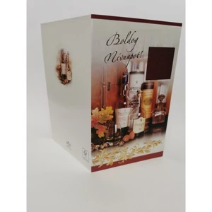 Képeslap 6 ARGUS 15-6464 Névnap férfi whiskeys üvegek