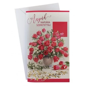 Képeslap 7 ARGUS 15-6463A Anyák napjára szeretettel tulip