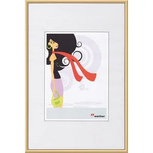 Képkeret 13x18cm New Lifestyle arany műanyag álló/fekvő képkeret 690-KV318G