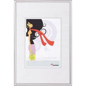 Képkeret 13x18cm New Lifestyle ezüst műanyag álló/fekvő képkeret 690-KV318S