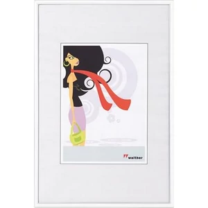 Képkeret 13x18cm New Lifestyle fehér műanyag álló/fekvő képkeret 690-KV318W