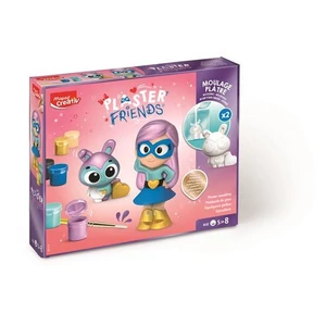 Készségfejlesztő készlet Maped Gipszkiöntő Készlet Formákkal,Festékkel Maped Creativ Plaster Friends Girly