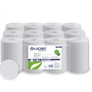 Kéztörlő 2 rétegű 55 m/tekercs 12 tekercs/karton 14 CF EcoLucart_861080 fehér