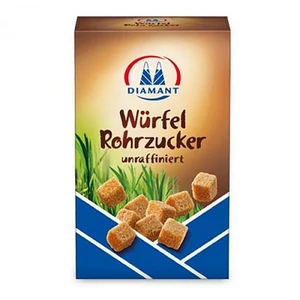 Kockacukor barna nád 0,5kg Diamant