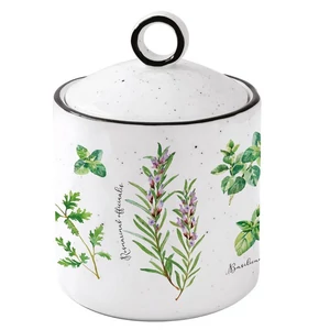Konyhai tároló Porcelán 9x13cm,Herbarium