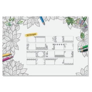 Könyökalátét Siegel 595x410mm, felnőtt színezővel SIHO580
