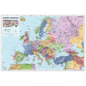Könyöklő 66x45 duo kétoldalas Európa országai/Eu. gyerektérképe Irodai kiegészítők STIEFEL347377K