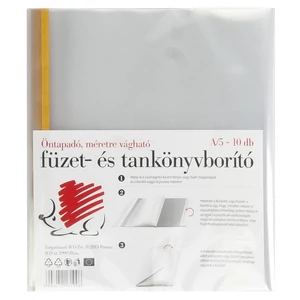 Könyvborító A5 öntapadós Süni 10db/csomag tankönyv és füzetborító kollekció