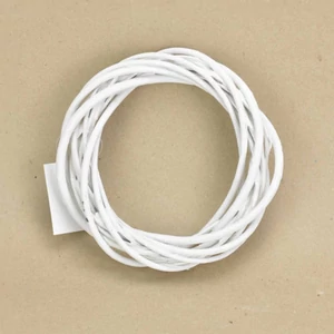 Koszorú vesszőből 15cm fehér 15cm