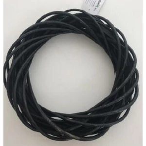 Koszorúalap vesszőből 30cm black