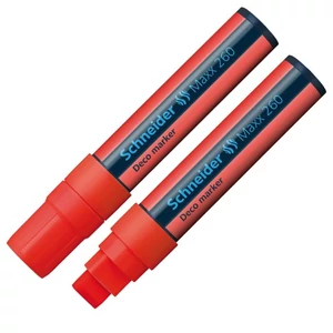 Krétamarker Schneider Maxx 260 5-15mm piros folyékony kréta Írószerek SCHNEIDER 126002