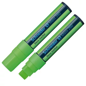 Krétamarker Schneider Maxx 260 5-15mm v.zöld folyékony kréta Írószerek SCHNEIDER 126011