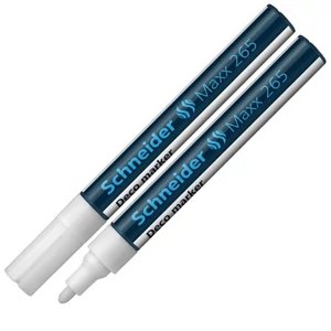 Krétamarker Schneider Maxx 265 2-3mm fehér folyékony kréta Írószerek SCHNEIDER 126549