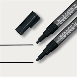 Krétamarker folyékony Sigel kúpos hegy, 1-2 mm fekete