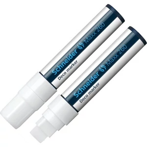 Krétamarker Schneider Maxx 260 5-15mm fehér folyékony kréta Írószerek SCHNEIDER 126049