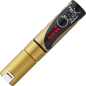 Krétamarker UNI-BALL PWE-8K 8mm vágott hegyű arany Írószerek UNI-BALL 2UPWE8KA