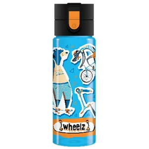 Kulacs Ars Una 475ml Wheelz kerekekm (5262) 23' 55022620 Biztonságizáras PBA mentes kula