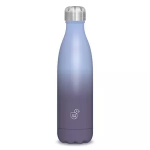 Kulacs Ars Una 500ml Duplafalú Fémkulacs Purple-Blue 55811576 Biztonságizáras prémium kulacs