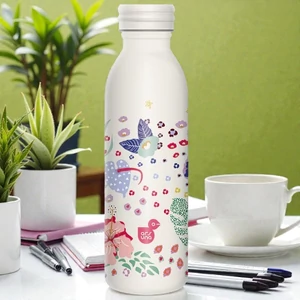 Kulacs fém 600ml Ars Una 24'' duplafalú Cream Hibiscus 56333954 Prémium minőség