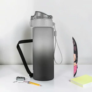 Kulacs OXY CLICK  600 ml Ombre fekete-szürke BPA-mentes