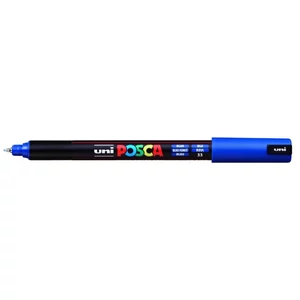 Decormarker UNI-BALL Posca 0,7mm vízbázisu akril marker kék Írószerek UNI Posca PC-1MR