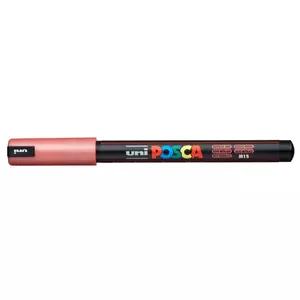 Decormarker UNI-BALL Posca 0,7mm metál piros Írószerek UNI-BALL PC-1MR