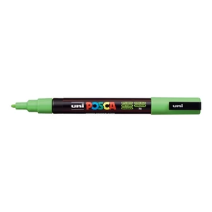 Decormarker UNI-BALL Posca 0,9-1,3mm vízbázisu akril marke almazöld Írószerek UNI Posca  PC-3M