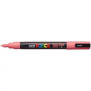 Decormarker UNI-BALL Posca 0,9-1,3mm vízbázisu akril marker korall Írószerek UNI Posca  PC-3M