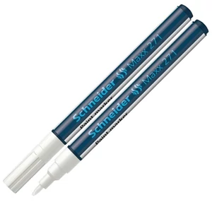 Lakkmarker Schneider Maxx 271' 0,8mm kúpos hegyű fehér Írószerek SCHNEIDER 127149