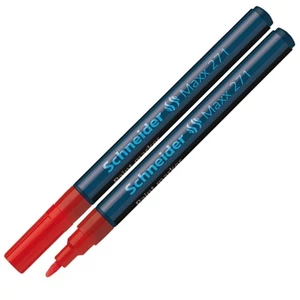 Lakkmarker Schneider Maxx 271' 0,8mm kúpos hegyű piros Írószerek SCHNEIDER 127102