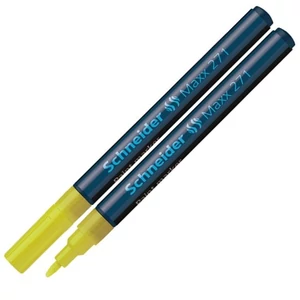 Lakkmarker Schneider Maxx 271' 0,8mm kúpos hegyű sárga Írószerek SCHNEIDER 127105