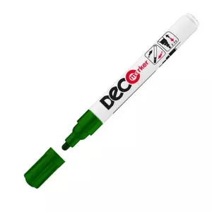 Lakkmarker deco marker zöld kerek hegyű 2-4mm lakkfilc, fémre, fára, műanyagra