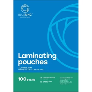 Lamináló fólia 100mic FornaxA3 100mic 303x426mm Bluering
