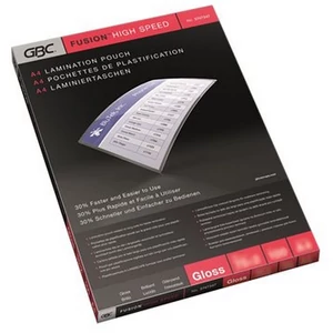 LamináLó fólia 75mik GBC A4 High Speed fényes, meleglamináló fólia GBC 3747347