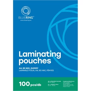 Lamináló fólia 80mik A4 100db/dob Bluering