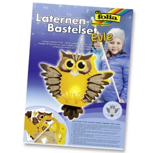 Lámpás készítő szett 3d 34x37x11cm bagoly gyermekeknek 