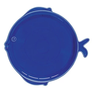 Tányér lapos porcelán 27cm, Sea Friends lapostányér kézzel festett